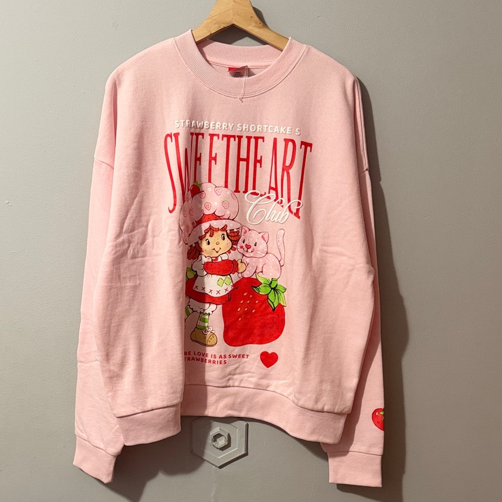 Pink Strawberry Shortcake Sweatshirt